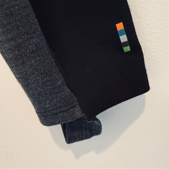 Smartwool Mens Merino 250 1/4 Zip Baselayer Size Large Black Gray Lightweight - Picture 10 of 15